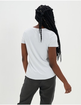 Playera manga corta Offline By Aerie Move It Rib Tee cuello redondo para mujer