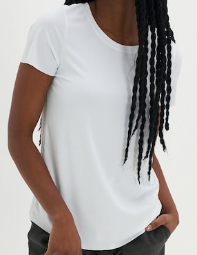Playera manga corta Offline By Aerie Move It Rib Tee cuello redondo para mujer