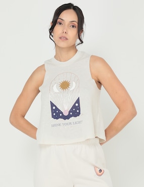 Playera Spiritual Gangster Cuello Redondo Para Mujer