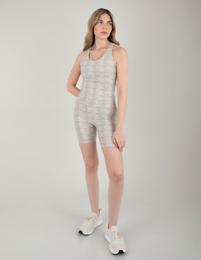 Top Zenti cuello redondo escote regular tirante ancho