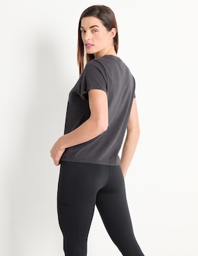 Playera manga corta Spiritual Gangster cuello redondo para mujer