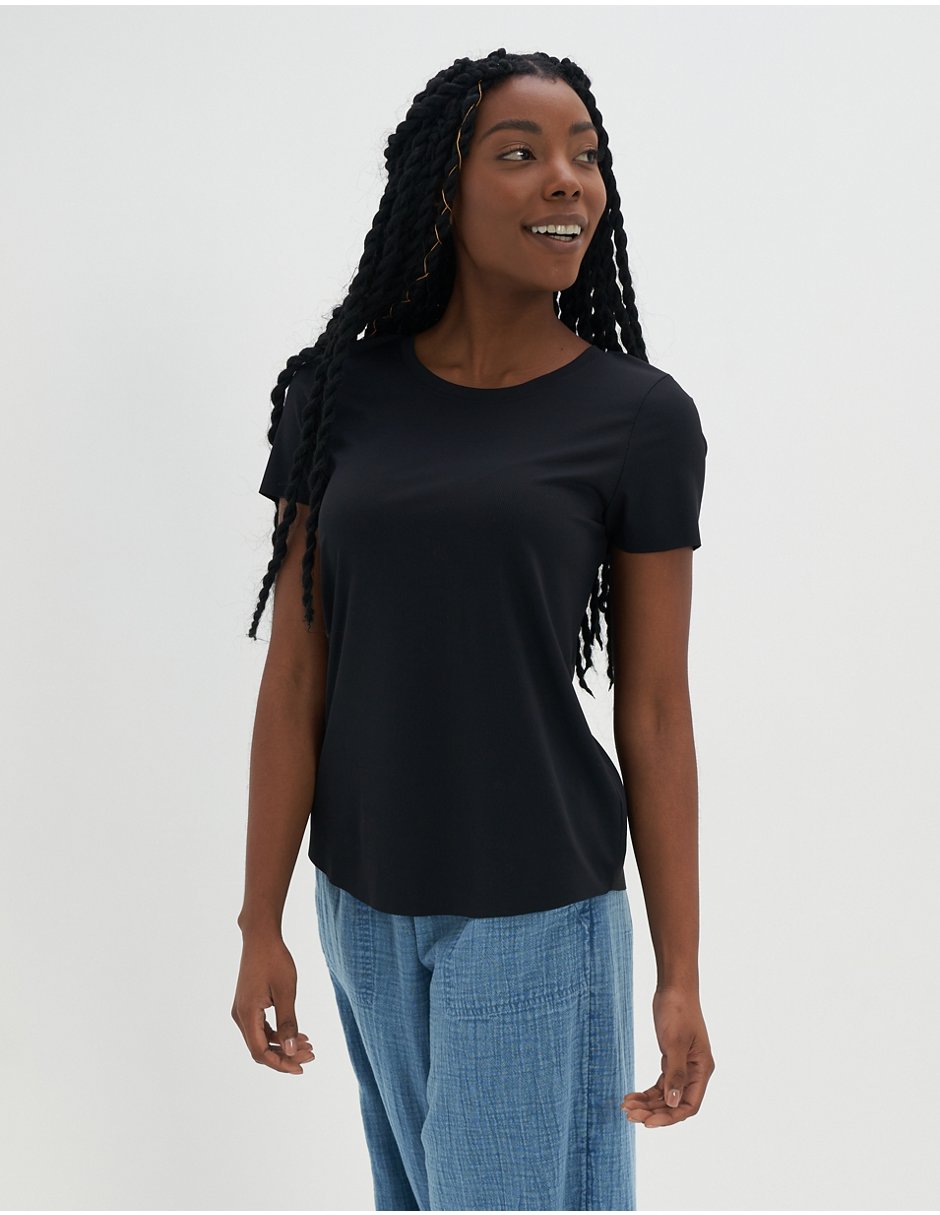 Playera Int Move It Rib Tee cuello redondo para mujer