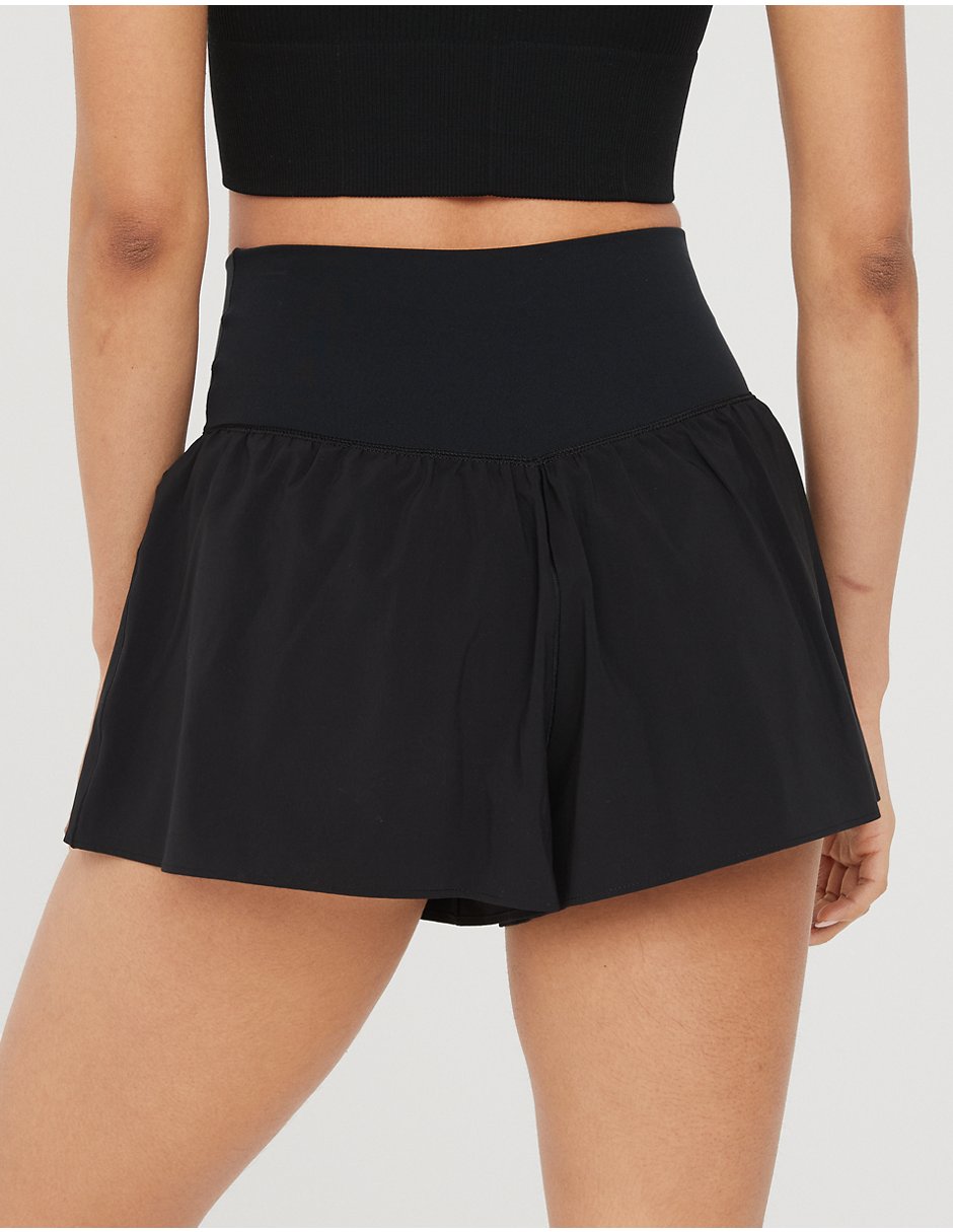 Short efecto doble prenda para entrenamiento mujer 3