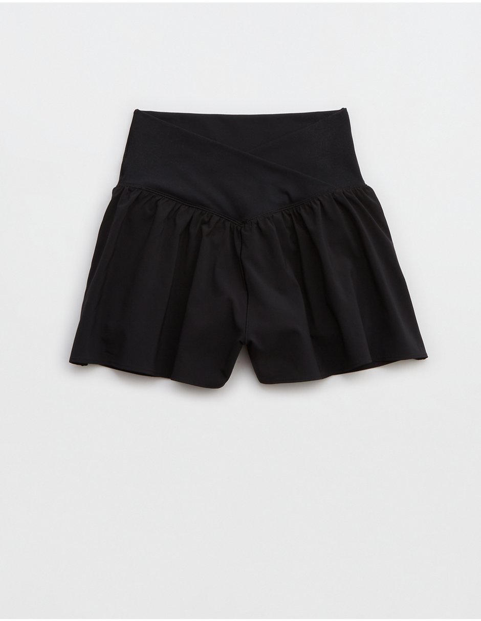 Short efecto doble prenda para entrenamiento mujer 4
