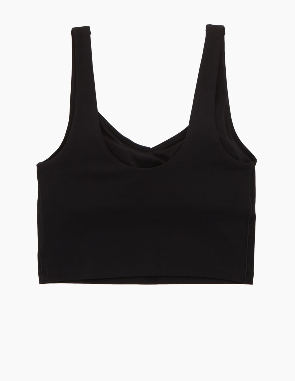 Top cuello v escote regular tirante ancho 4