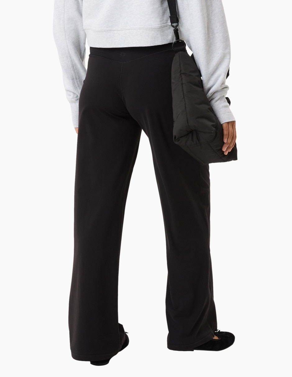 Pants regular con elástico para mujer 2